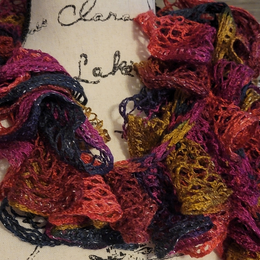Handmade Knit Scarf - Picture 2 of 3